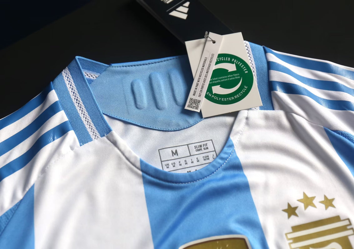 Argentina Home 24/25 (Player Version + World Cup Patch)