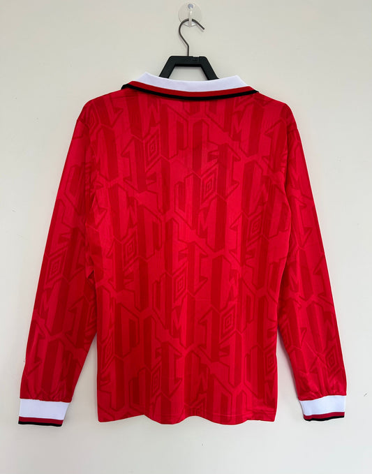 92/94 Manchester United Home Retro (Long Sleeve)
