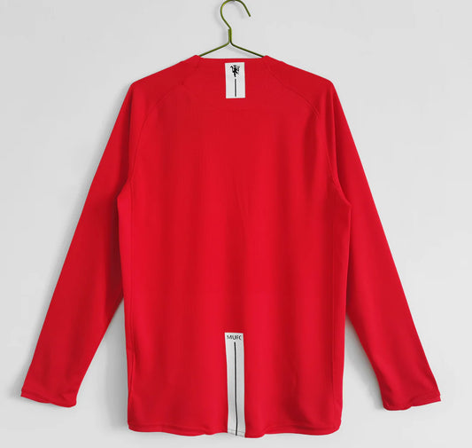 07/08 Manchester United Home Retro (Long Sleeve - Premier League Version)