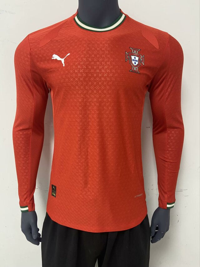 25/26 Portugal Home (Player Version - Long Sleeve)