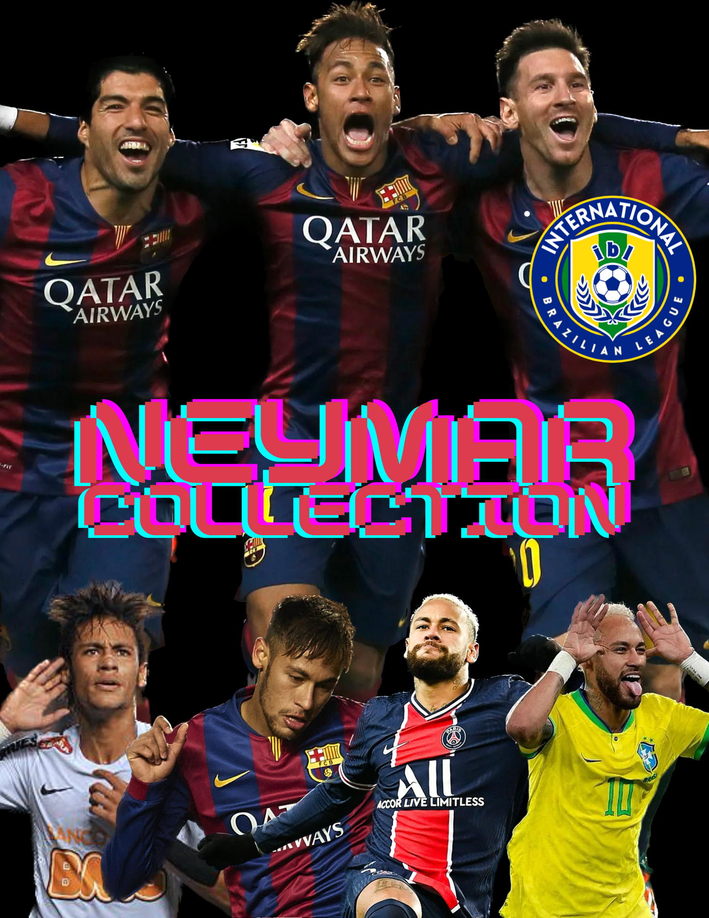 Neymar Legacy Collection (4 shirts)