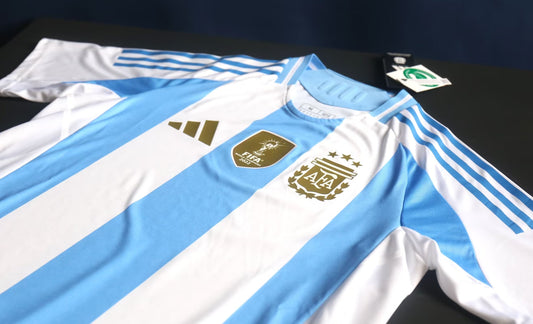 Argentina Home 24/25 (Player Version + World Cup Patch)