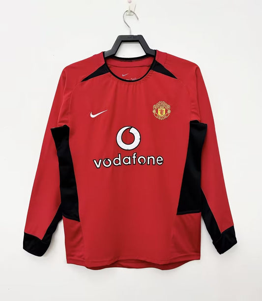 02/04 Manchester United Home Retro (Long Sleeve)