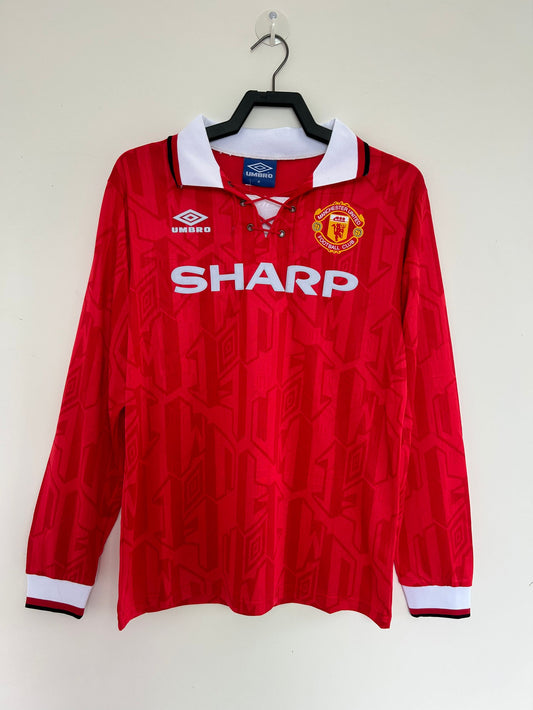 92/94 Manchester United Home Retro (Long Sleeve)