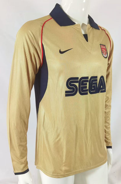 01/02 Arsenal Away Retro (Long Sleeve) SEGA