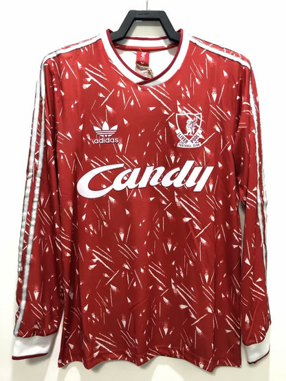 89/91 Liverpool Home Retro (Long Sleeve)