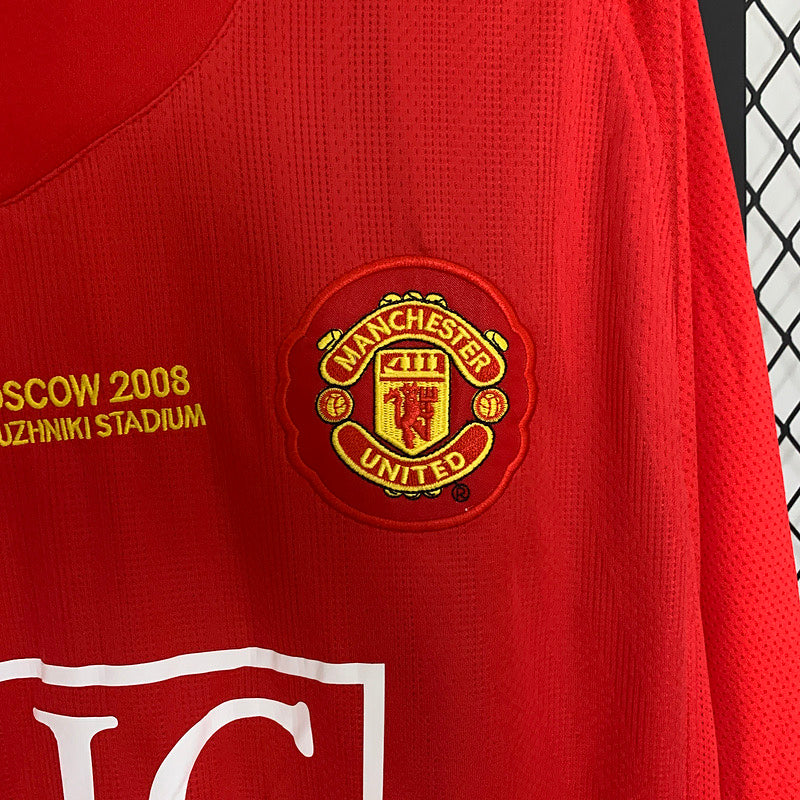 07/08 Manchester United Home Retro (UCL FINAL + UCL PATCHES)