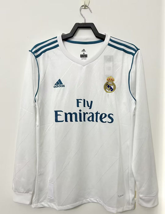 17/18 Real Madrid Home Retro (Long Sleeve)