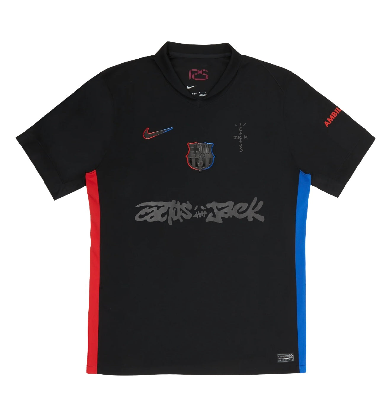 24/25 Barcelona Away (Travis Scott Special Edition Jersey - Cactus Jack - Black sponsors)
